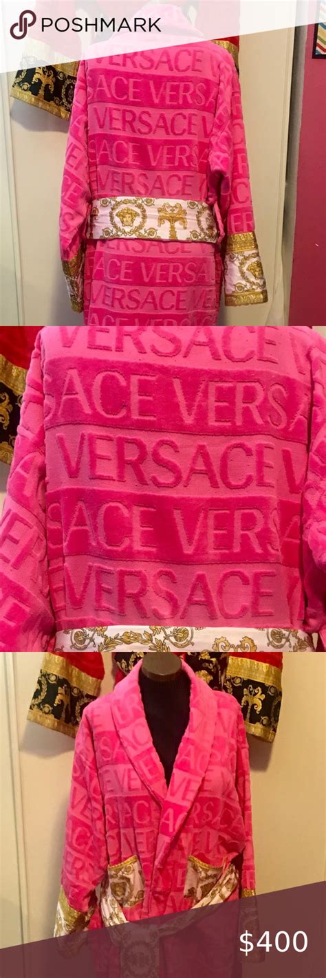 knockoff versace robe|pink and gold versace robe.